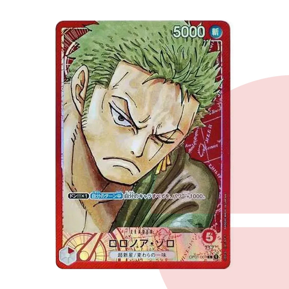 PSA 10 Roronoa Zoro L-P OP01-001 JAP