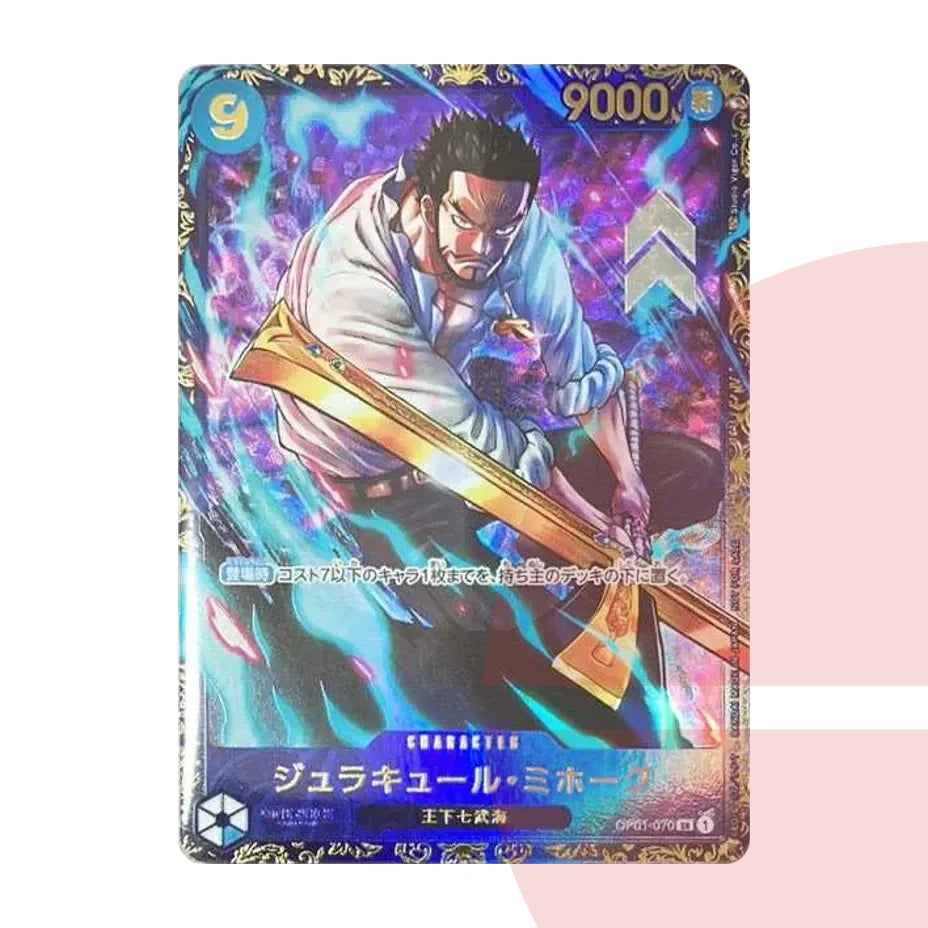 PSA 10 Dracule Mihawk SR OP01-070 JAP