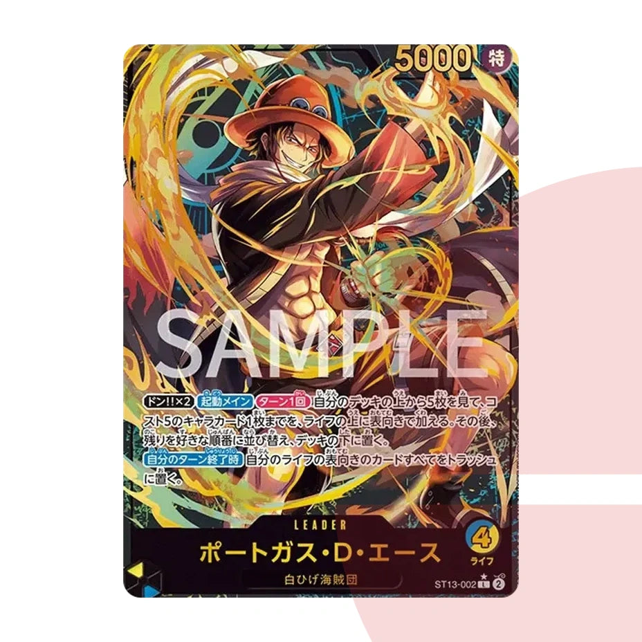 PSA 10 Portgas D. Ace L-P ST13-002 JAP