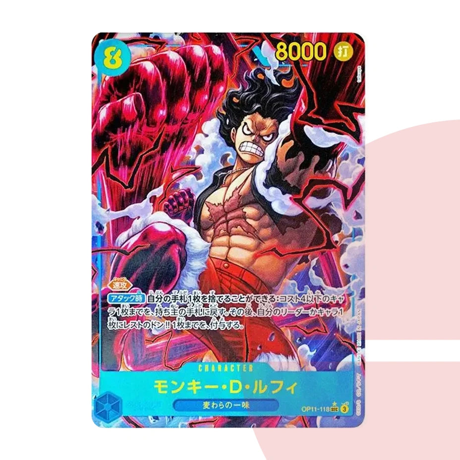 PSA 10 Monkey D. Luffy SEC-P OP11-118 JAP