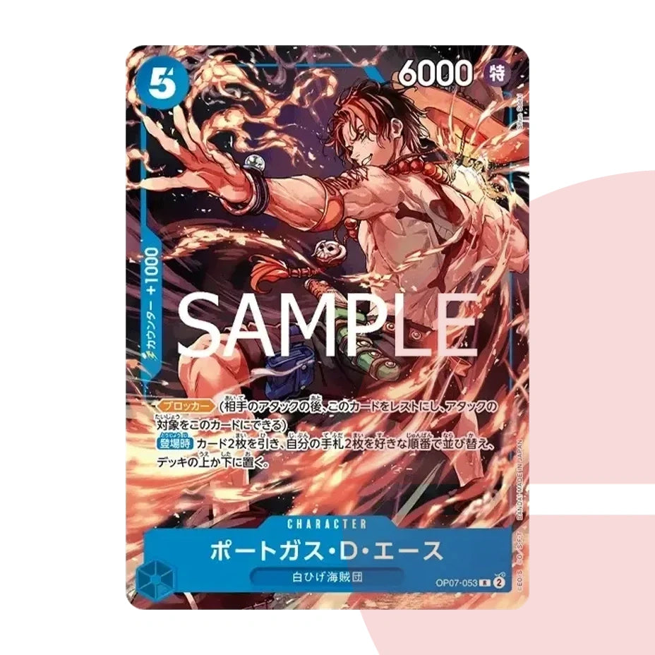 PSA 10 Portgas D. Ace R OP07-053 JAP