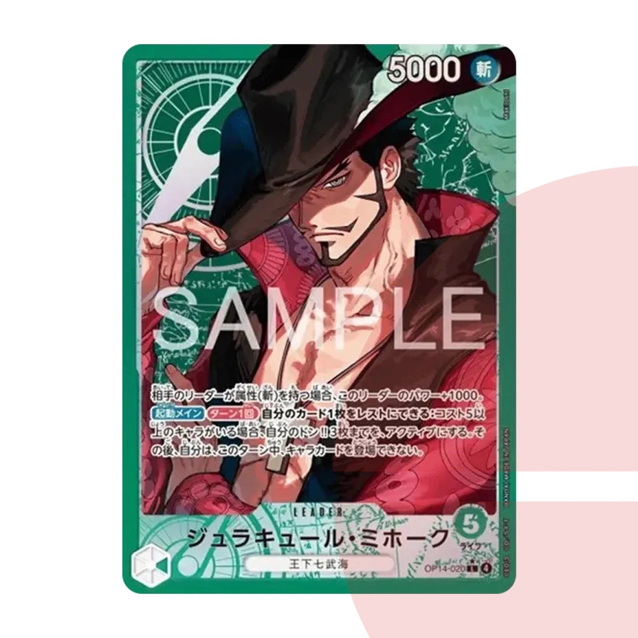 PSA 10 Dracule Mihawk L-P OP14-020 JAP