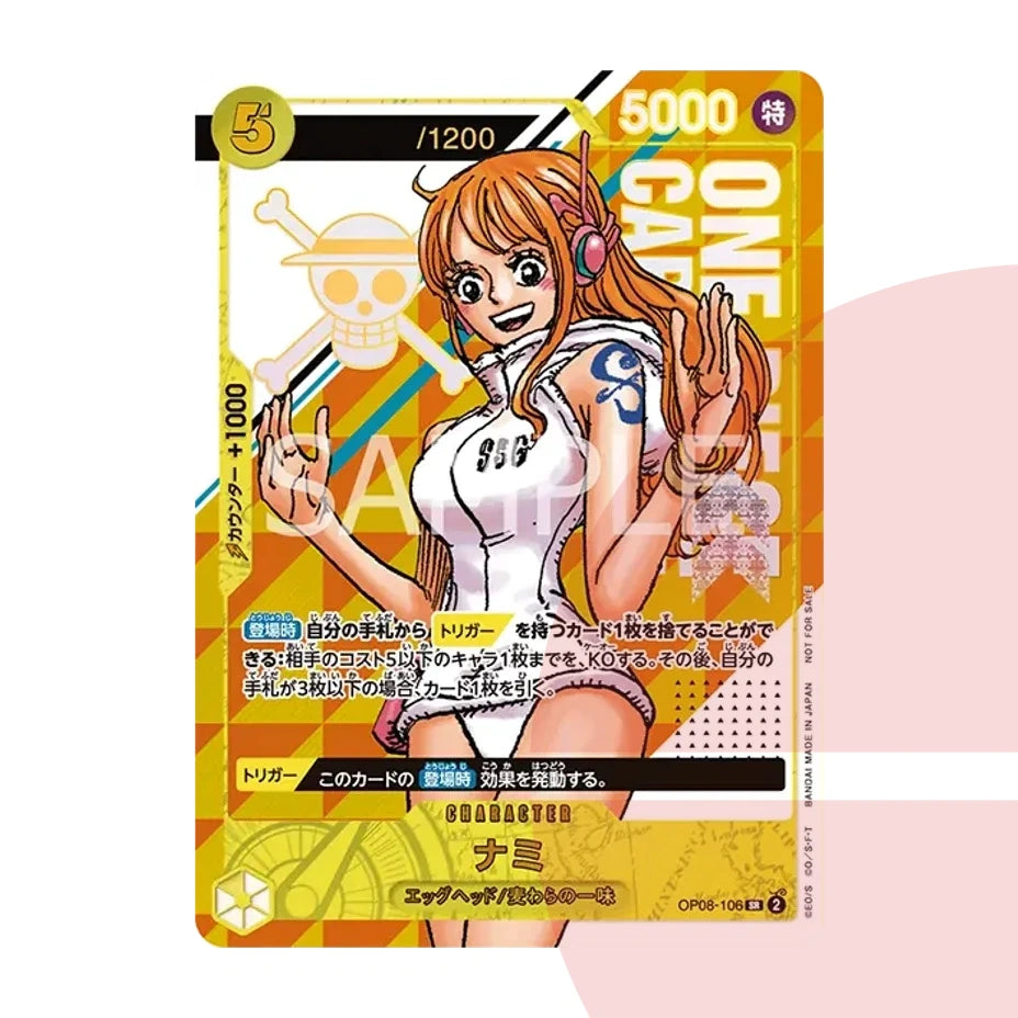 PSA 10 Nami : SR (Opened) OP08-106 JAP