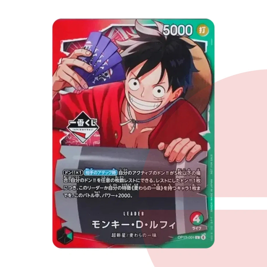 PSA 10 Monkey D. Luffy L :Opened OP13-001 JAP