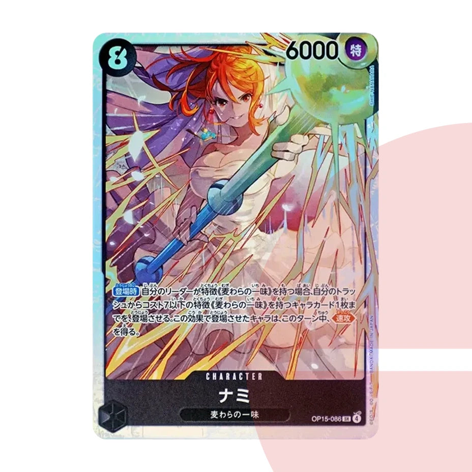 PSA 10 Nami SR OP15-086 JAP