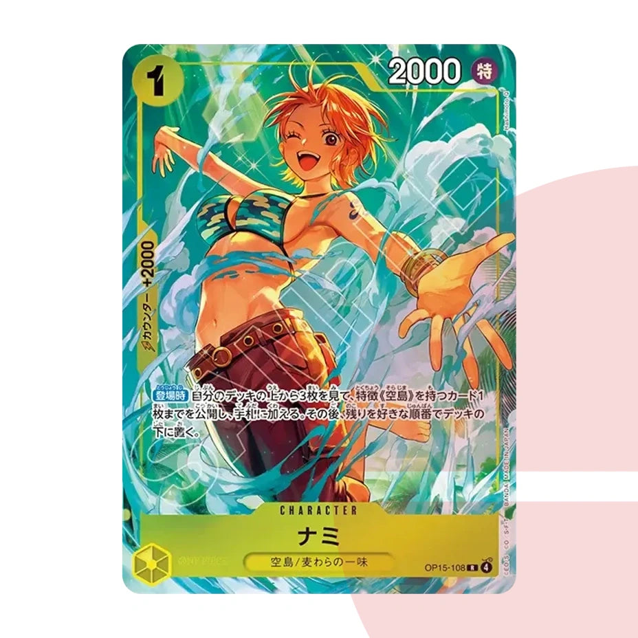 PSA 10 Nami R OP15-108 JAP