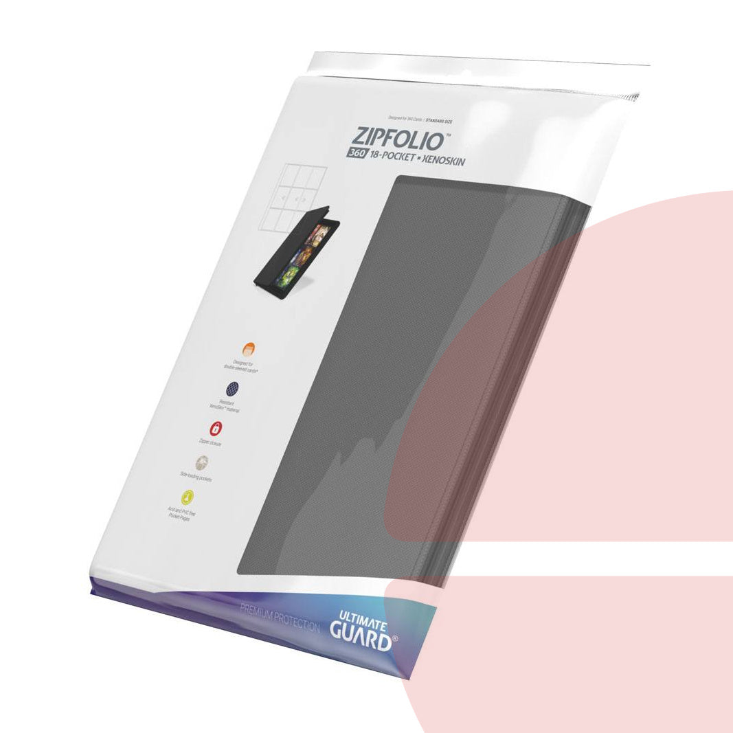 Ultimate Guard Zipfolio 360 · 9 Pocket XenoSkin Grey