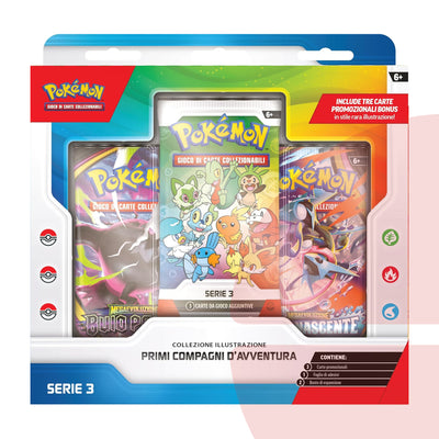 Pokémon Primi Compagni di Avventura Collezione Illustrazione serie 3 ITA