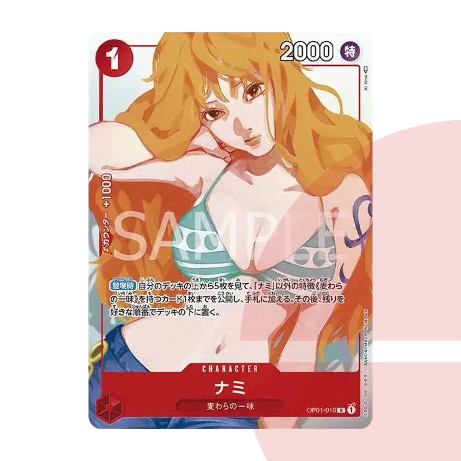 PSA 10 Nami R OP01-016 JAP
