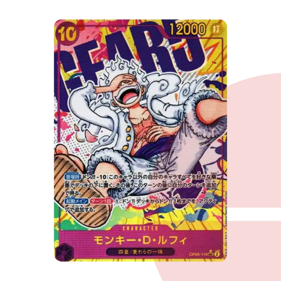 PSA 10 Monkey D. Luffy SEC-P OP05-119 JAP