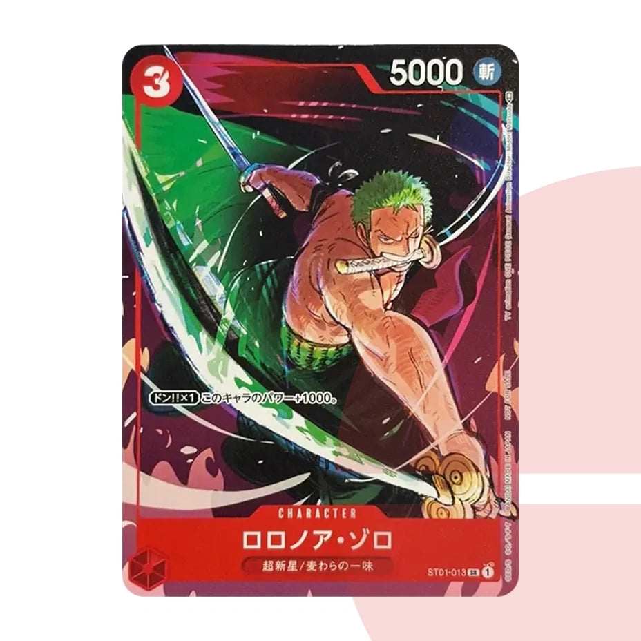 PSA 10 Roronoa Zoro SR ST01-013 JAP
