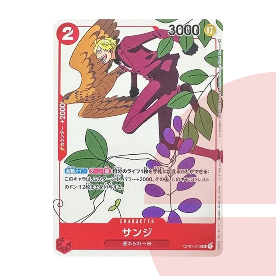 PSA 10 Sanji R OP01-013 JAP