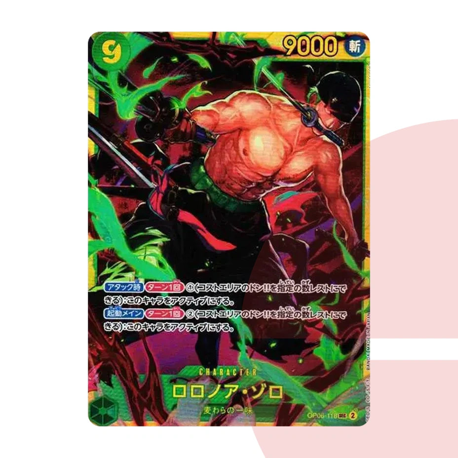 PSA 10 Roronoa Zoro SEC OP06-118 JAP