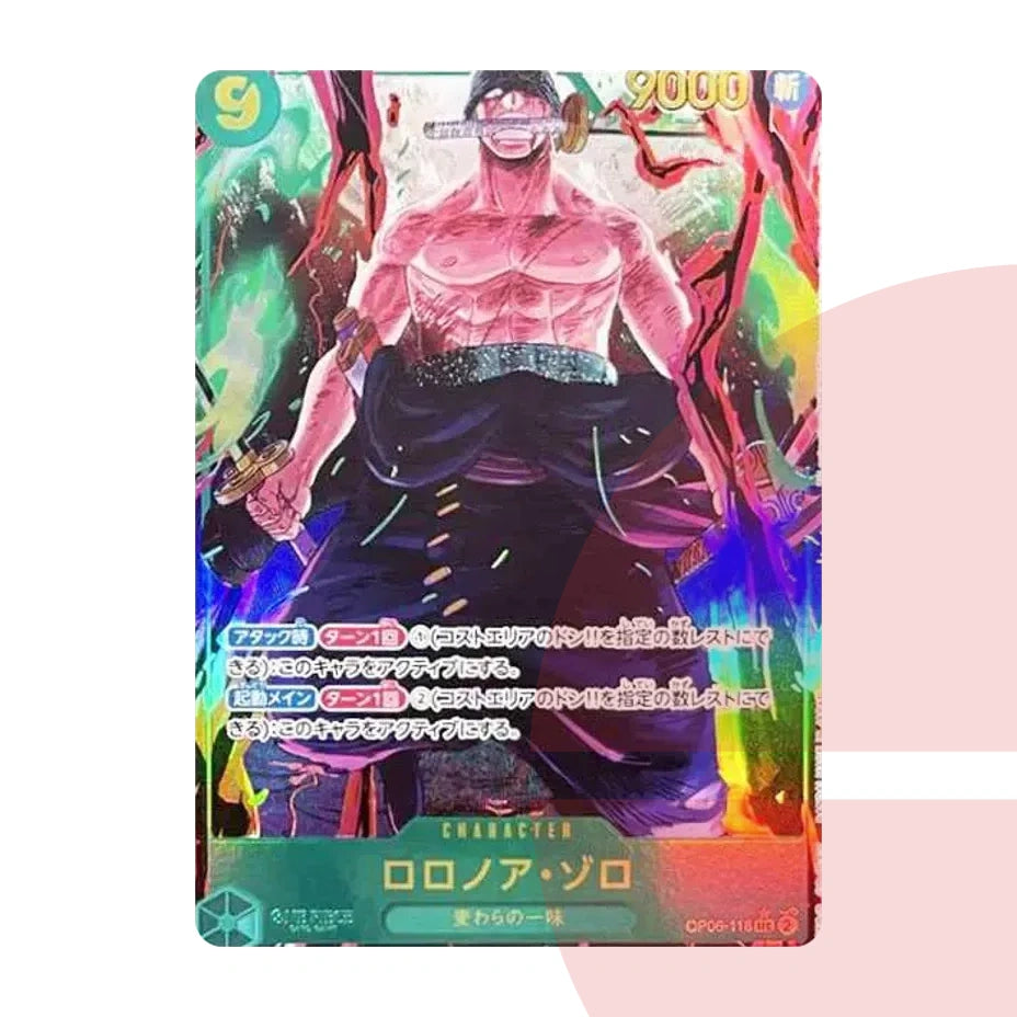 PSA 10 Roronoa Zoro SEC-P OP06-118 JAP