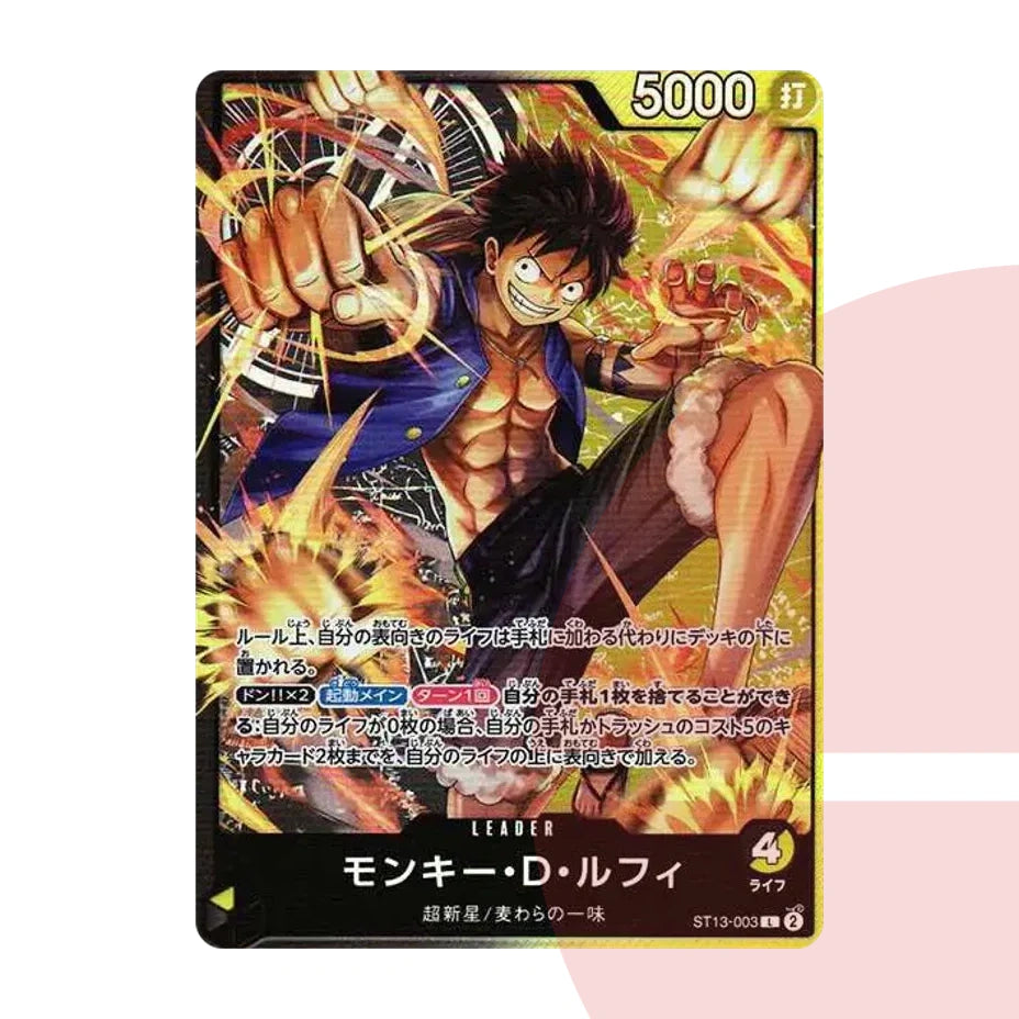 PSA 10 Monkey D. Luffy L ST13-003 JAP