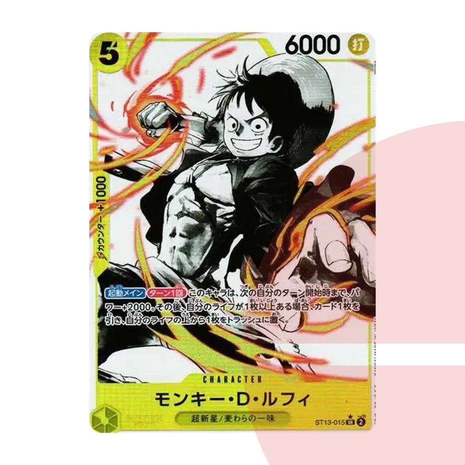 PSA 10 Monkey D. Luffy SR-P ST13-015 JAP