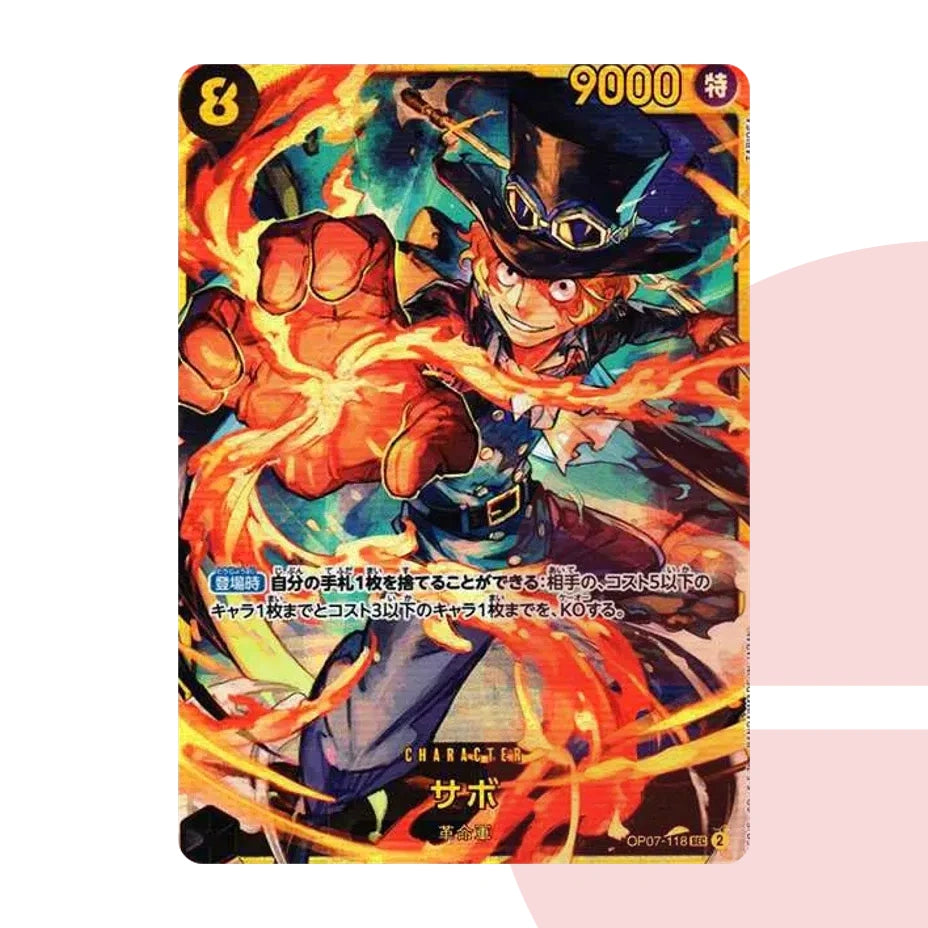 PSA 10 Sabo SEC OP07-118 JAP
