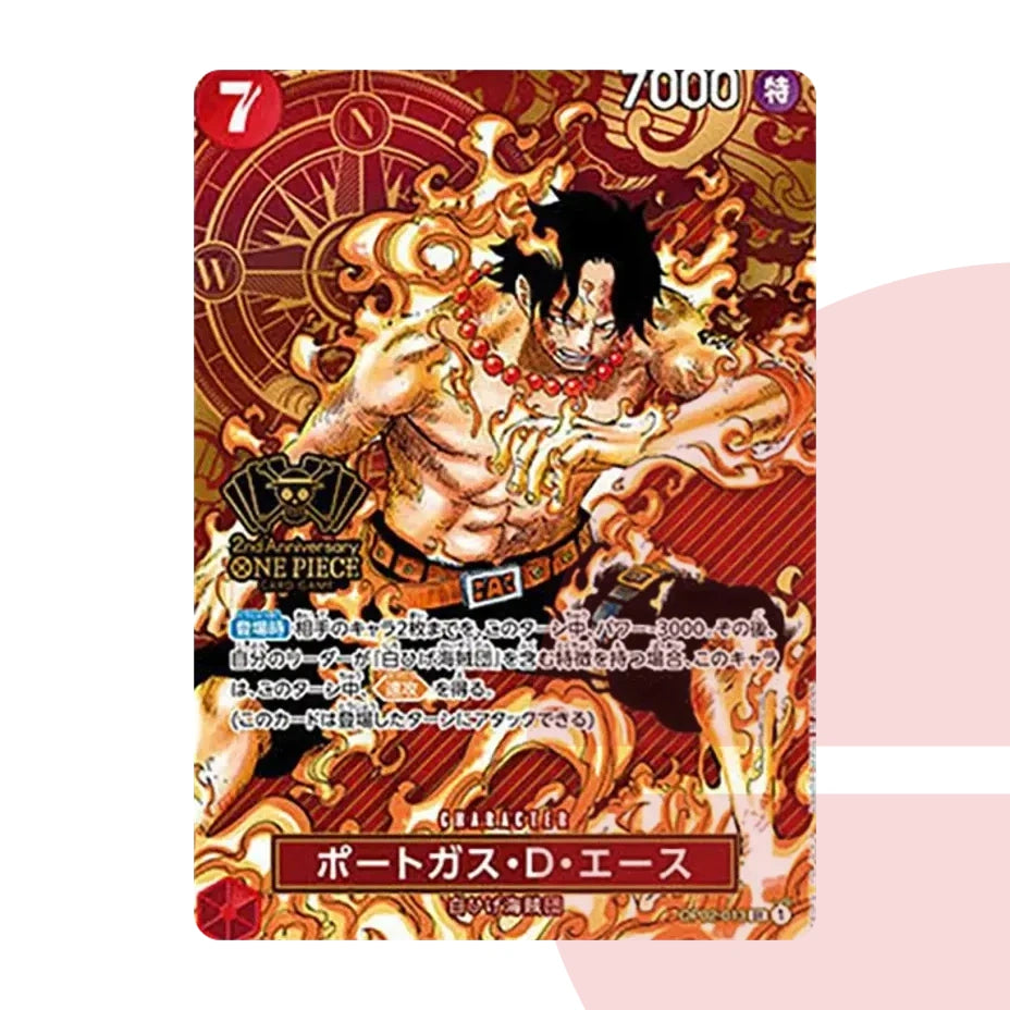 PSA 10 Portgas D. Ace SR OP02-013 JAP