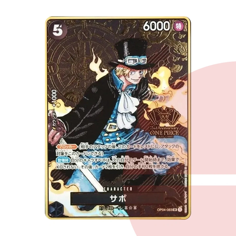 PSA 10 Sabo SR OP04-083 JAP