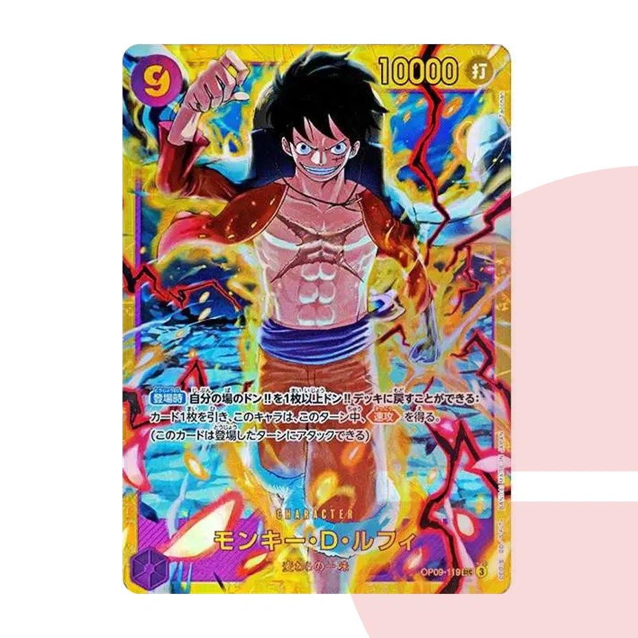 PSA 10 Monkey D. Luffy SEC OP09-119 JAP