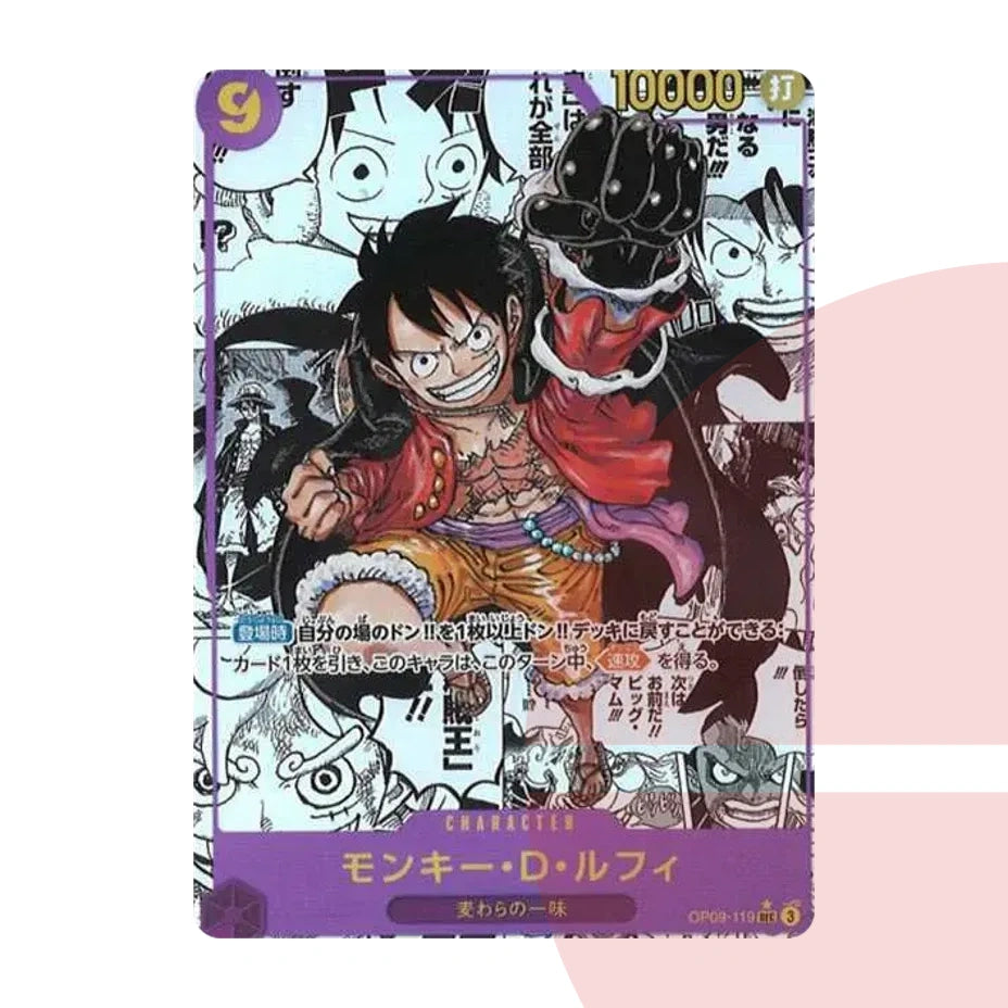 PSA 10 Monkey D. Luffy SEC-SP (Comic Parallel) OP09-119 JAP