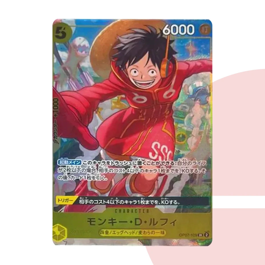 PSA 10 Monkey D. Luffy SR OP07-109 JAP