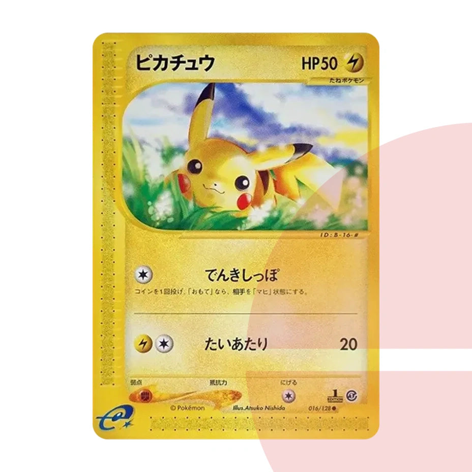 PSA 10 Pikachu :1ED e1 016/128 JAP