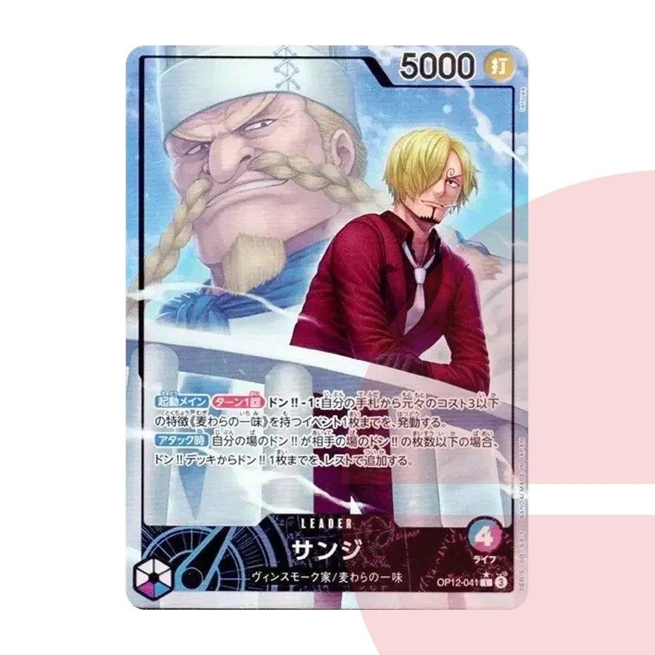 PSA 10 Sanji L-P OP12-041 JAP