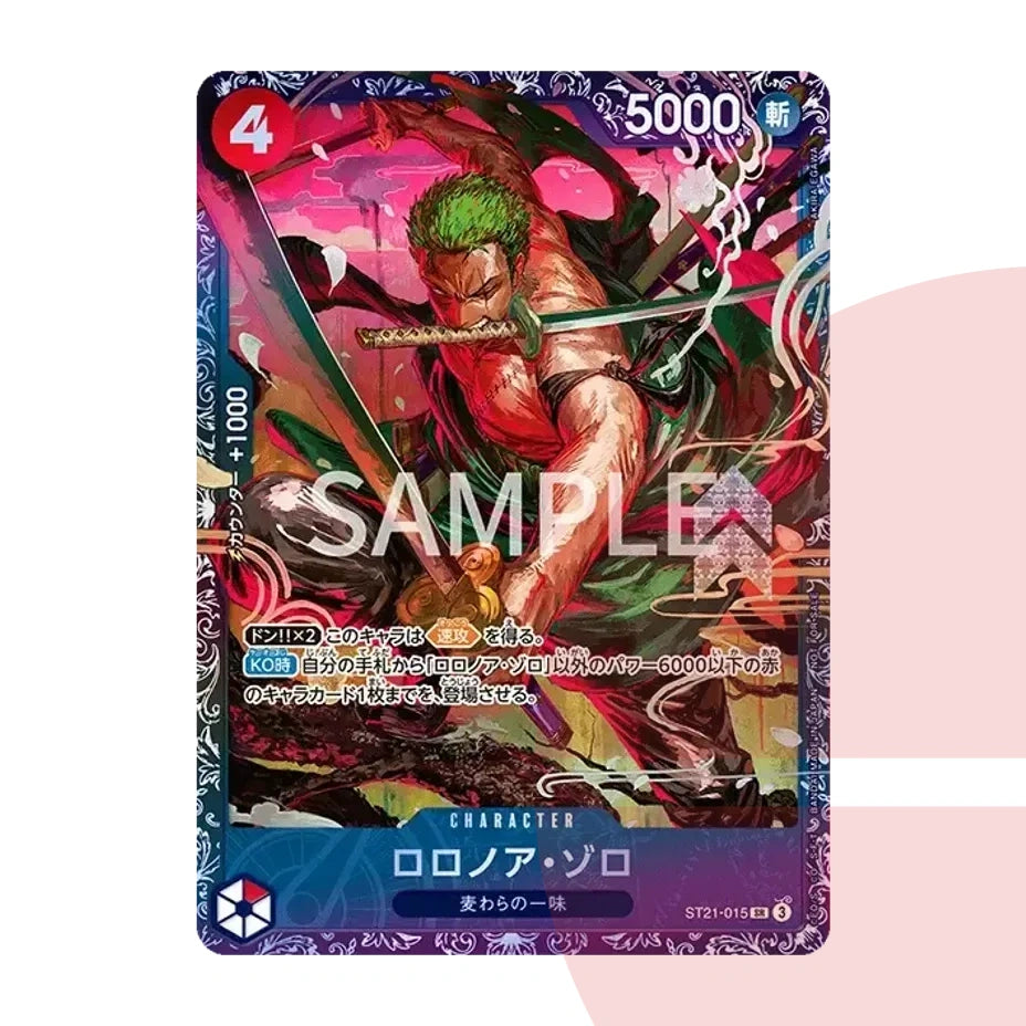 PSA 10 Roronoa Zoro SR ST21-015 JAP