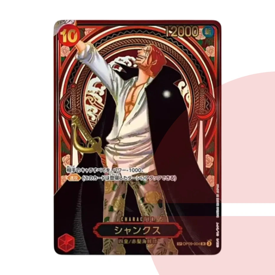 PSA 10 Shanks : Gold Background SR-SPC :3th Anniversary Special Card OP09-004 JAP