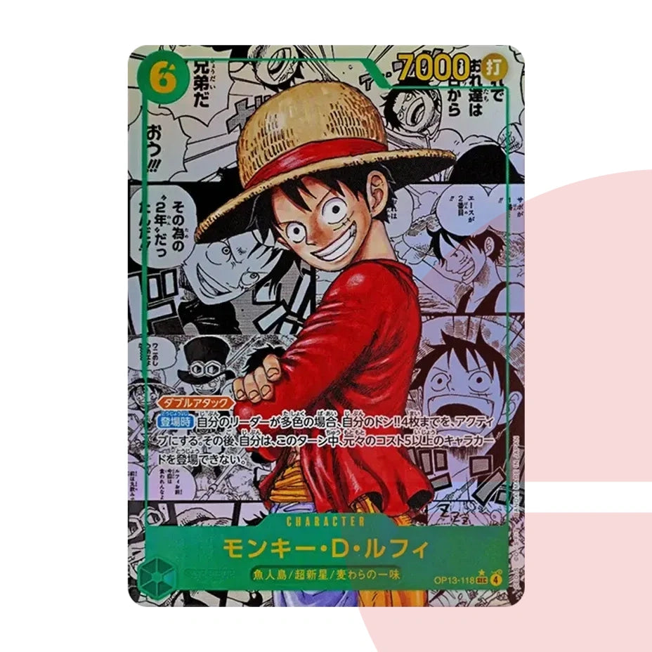 PSA 10 Monkey D. Luffy SEC-SP (Comic Parallel) OP13-118 JAP