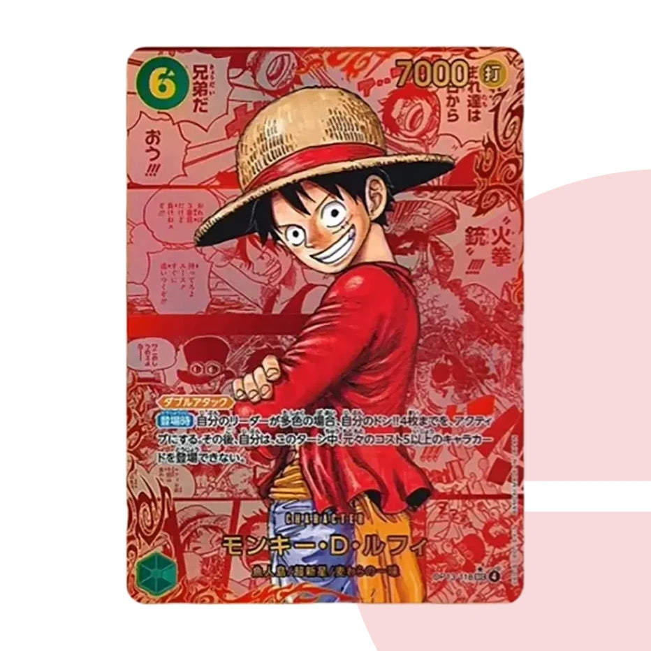 PSA 10 Monkey D. Luffy SEC-RSP (Red Comic Parallel) OP13-118 JAP