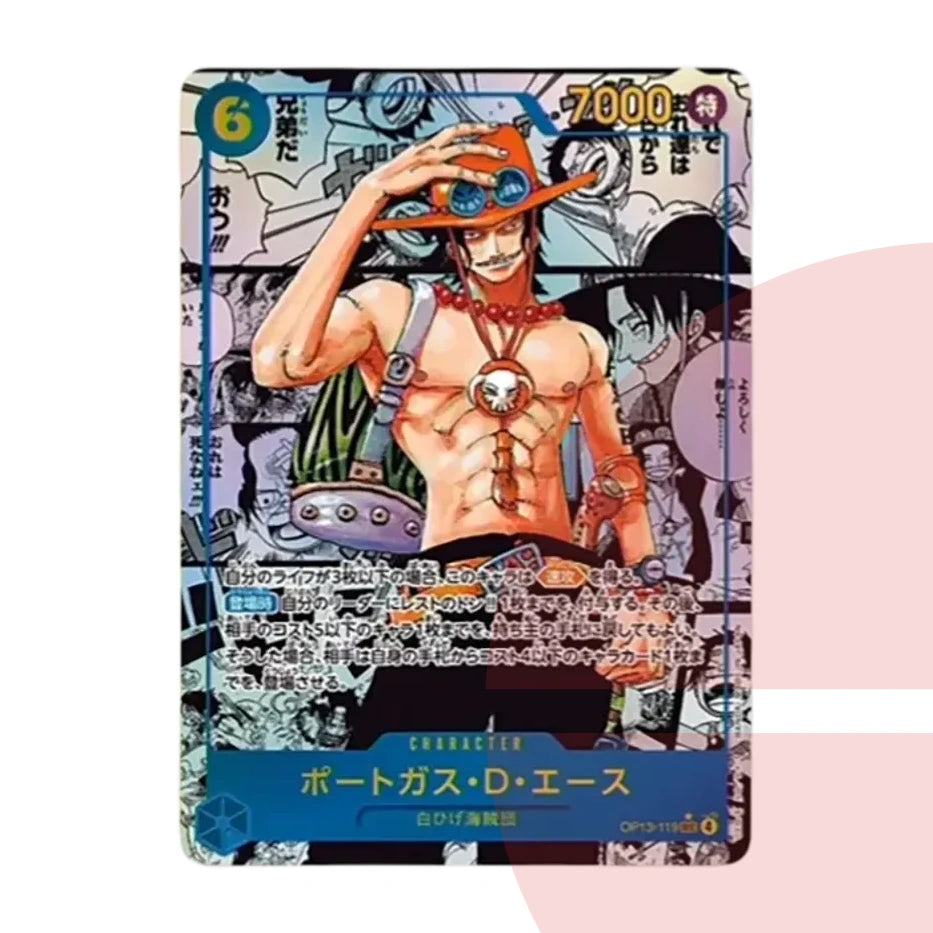 PSA 10 Portgas D. Ace SEC-SP (Comic Parallel) OP13-119 JAP