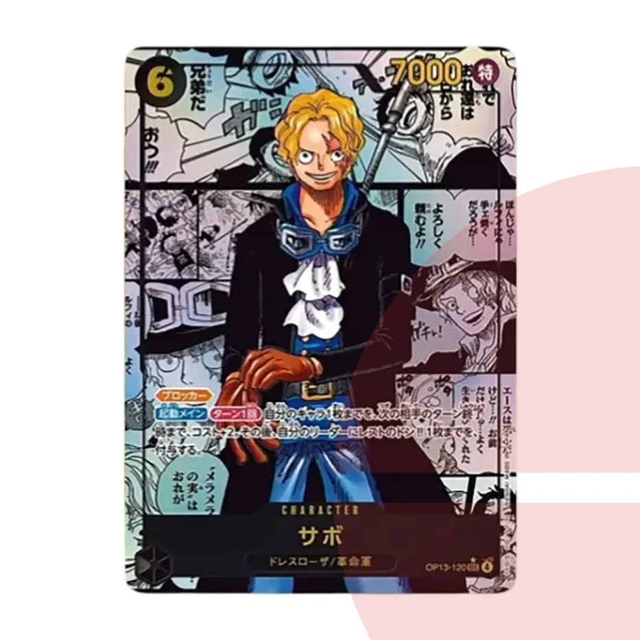PSA 10 Sabo SEC-SP (Comic Parallel) OP13-120 JAP