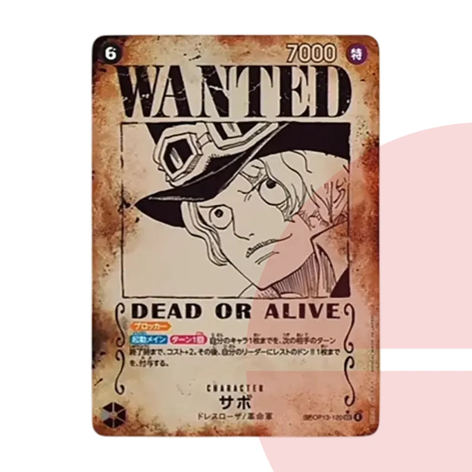 PSA 10 Sabo : Wanted SEC-SPC OP13-120 JAP