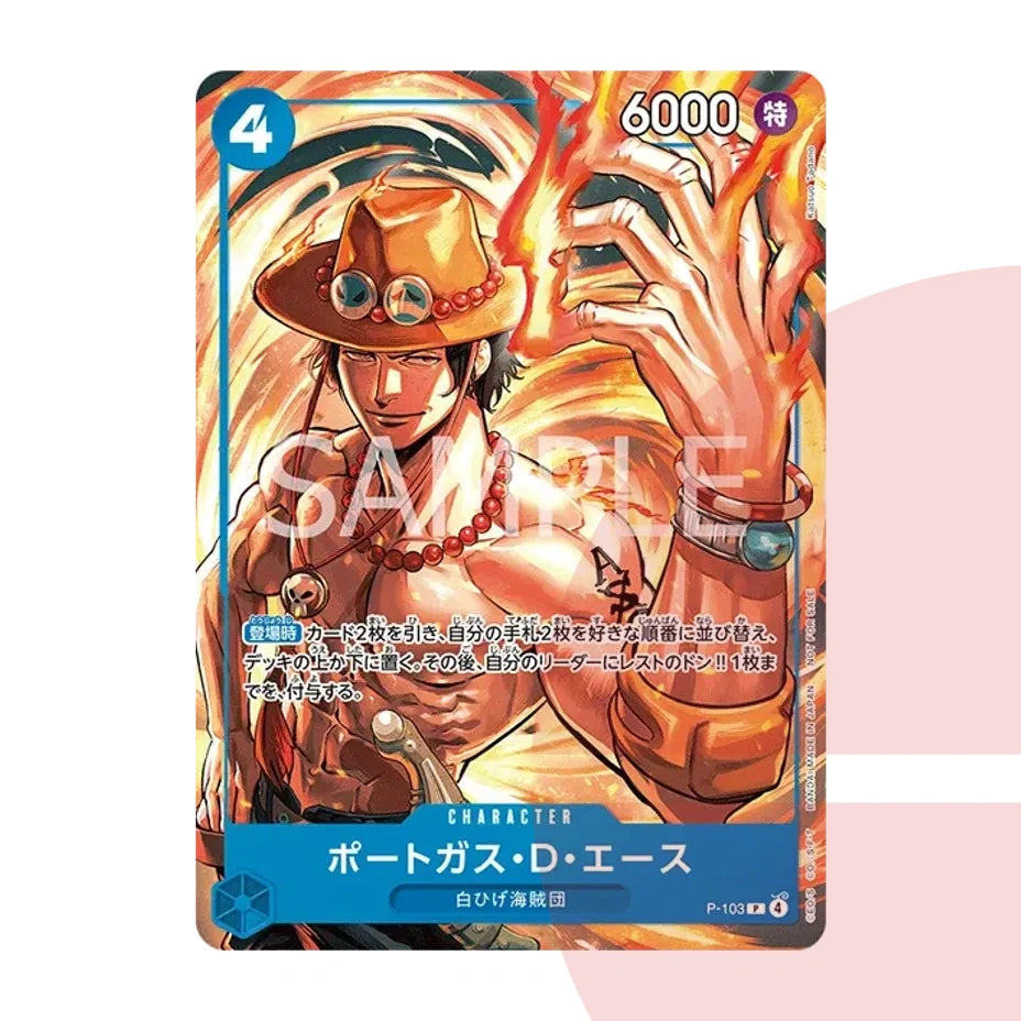 PSA 10 Portgas D. Ace P P-103 JAP