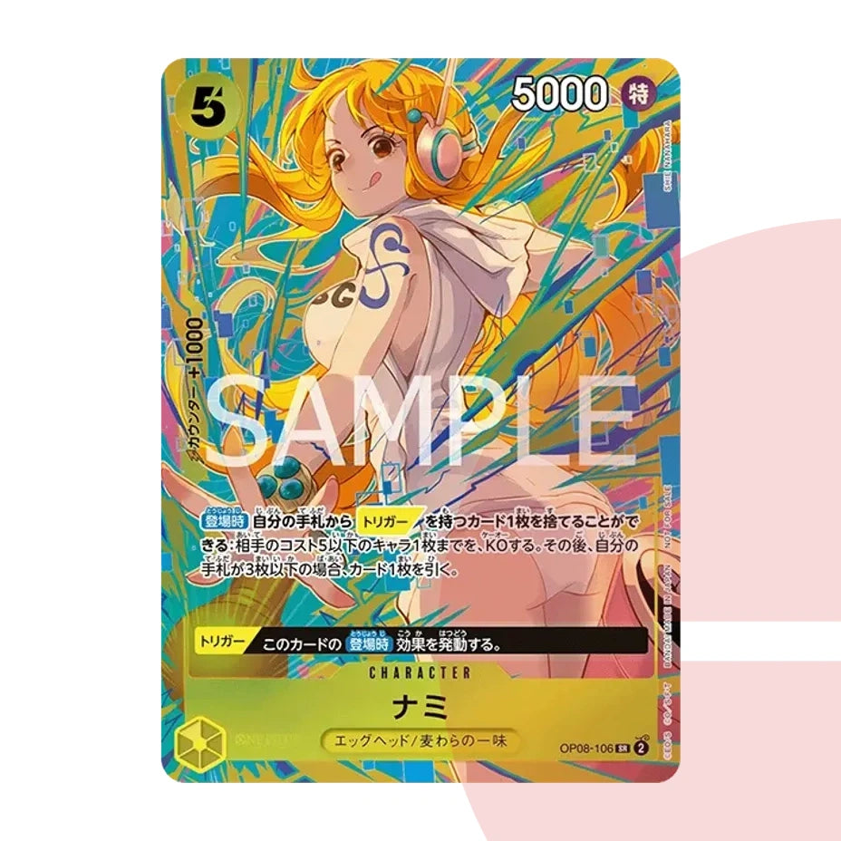 PSA 10 Nami SR OP08-106 JAP