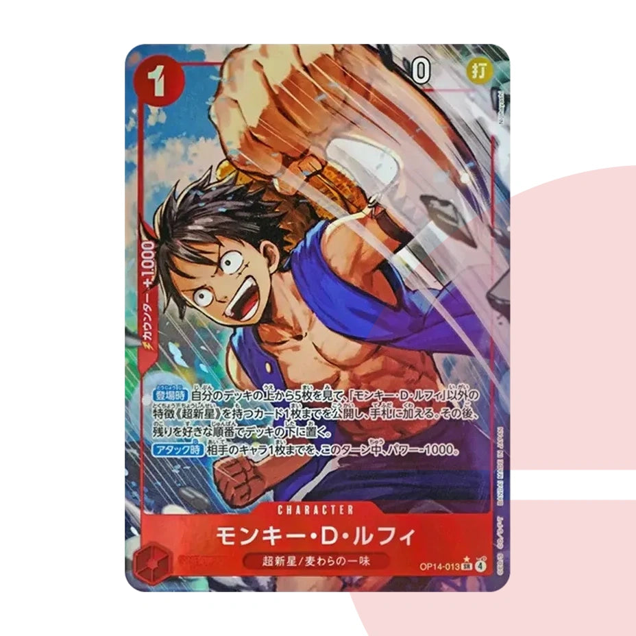 PSA 10 Monkey D. Luffy SR-P OP14-013 JAP