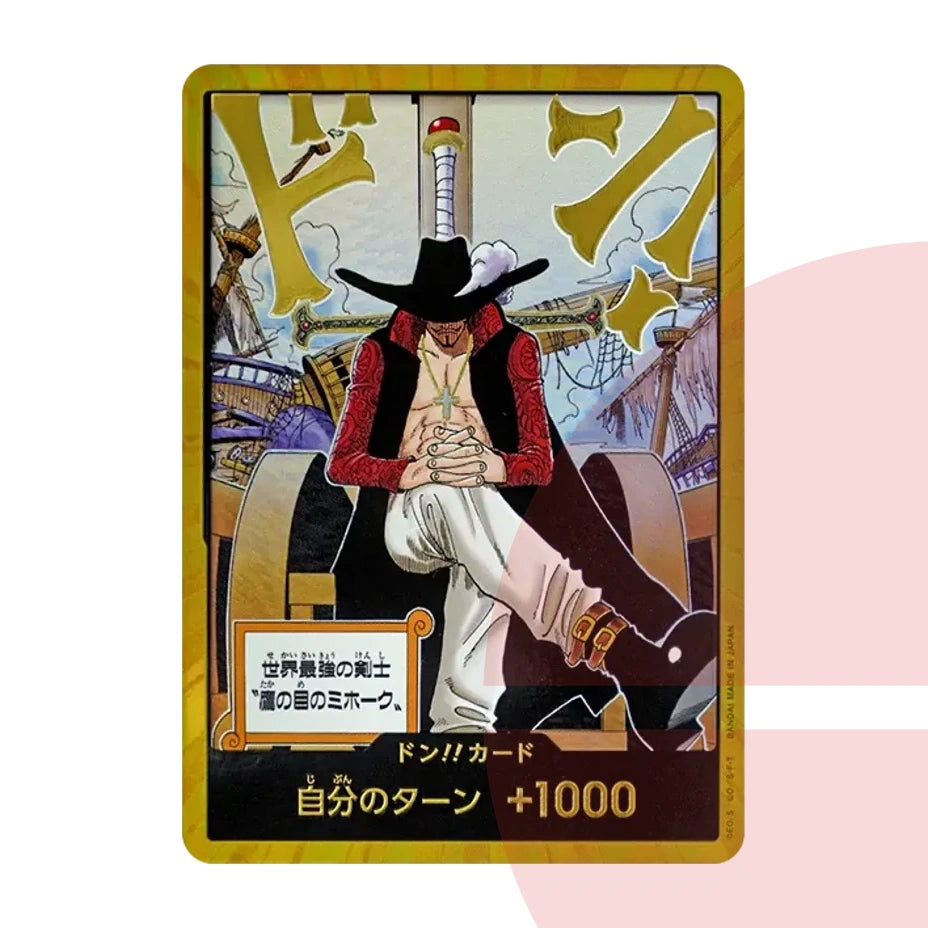 PSA 10 DON!! Card : Dracule Mihawk Super Parallel JAP
