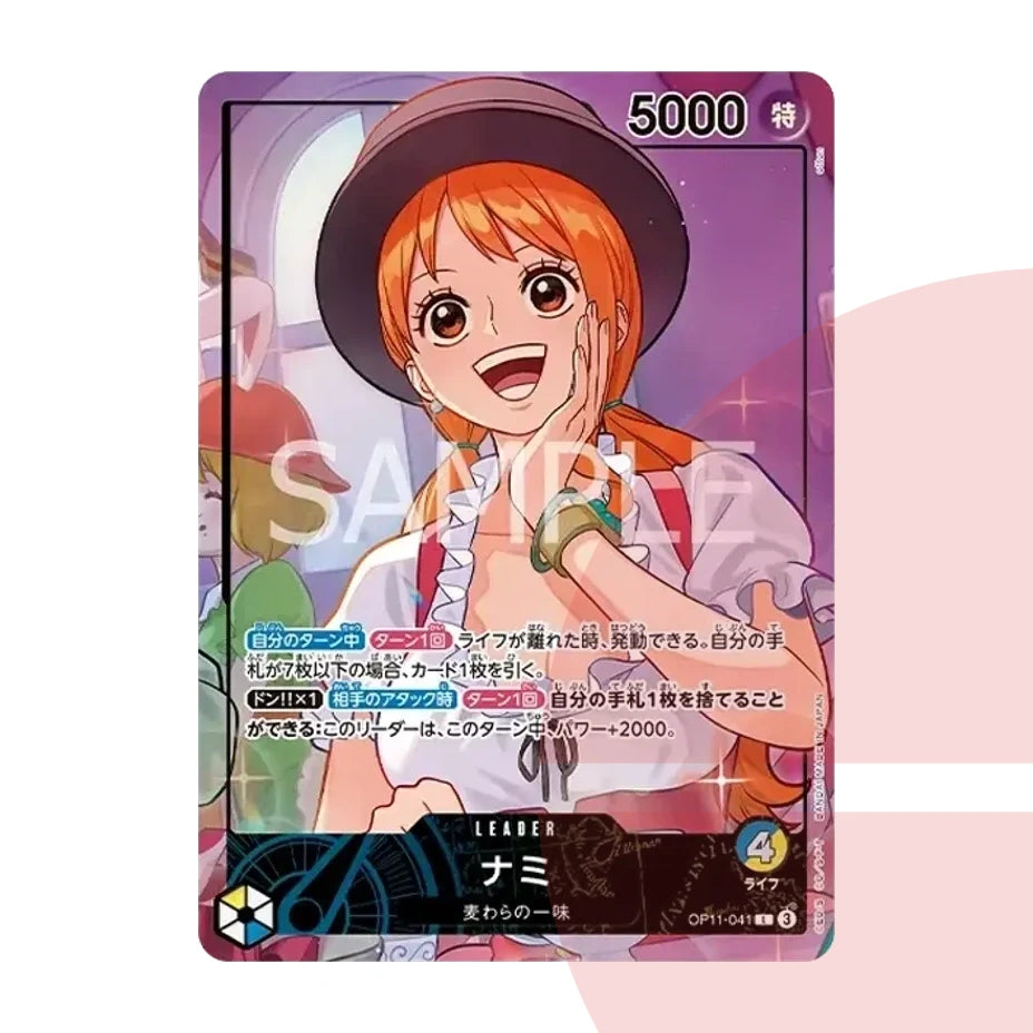 PSA 10 Nami L OP11-041 JAP