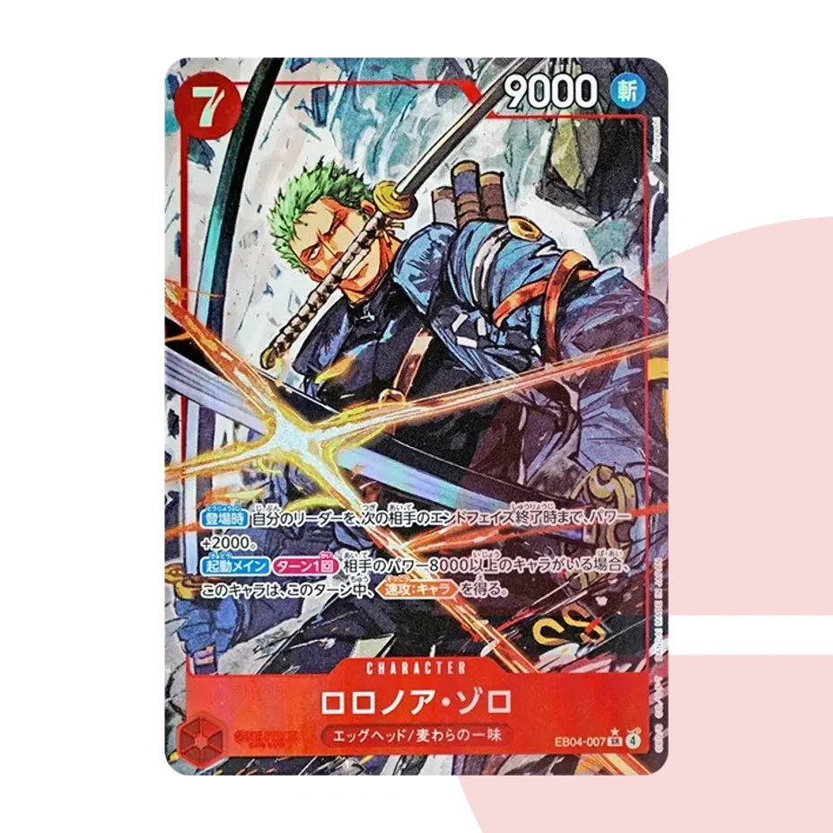 PSA 10 Roronoa Zoro SR-P EB04-007 JAP