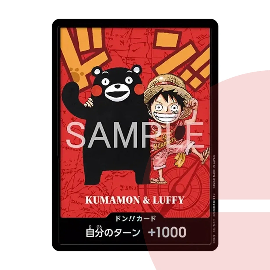 PSA 10 DON!! Card : Kumamon & Luffy JAP