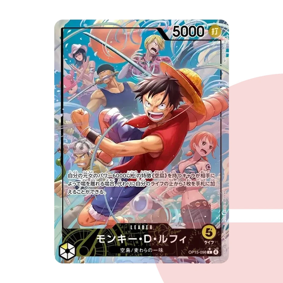 PSA 10 Monkey D. Luffy L-P OP-15-098 JAP