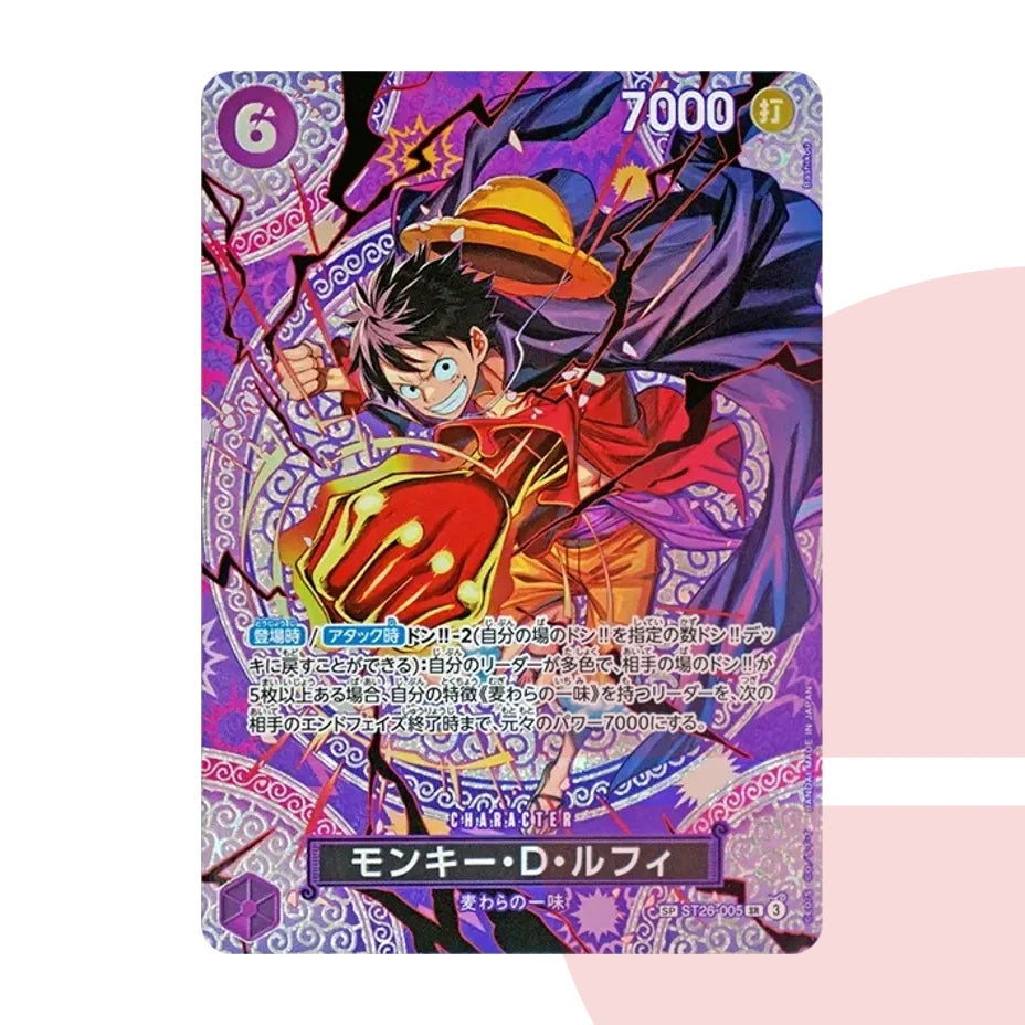 PSA 10 Monkey D. Luffy SR-SPC ST26-005 JAP