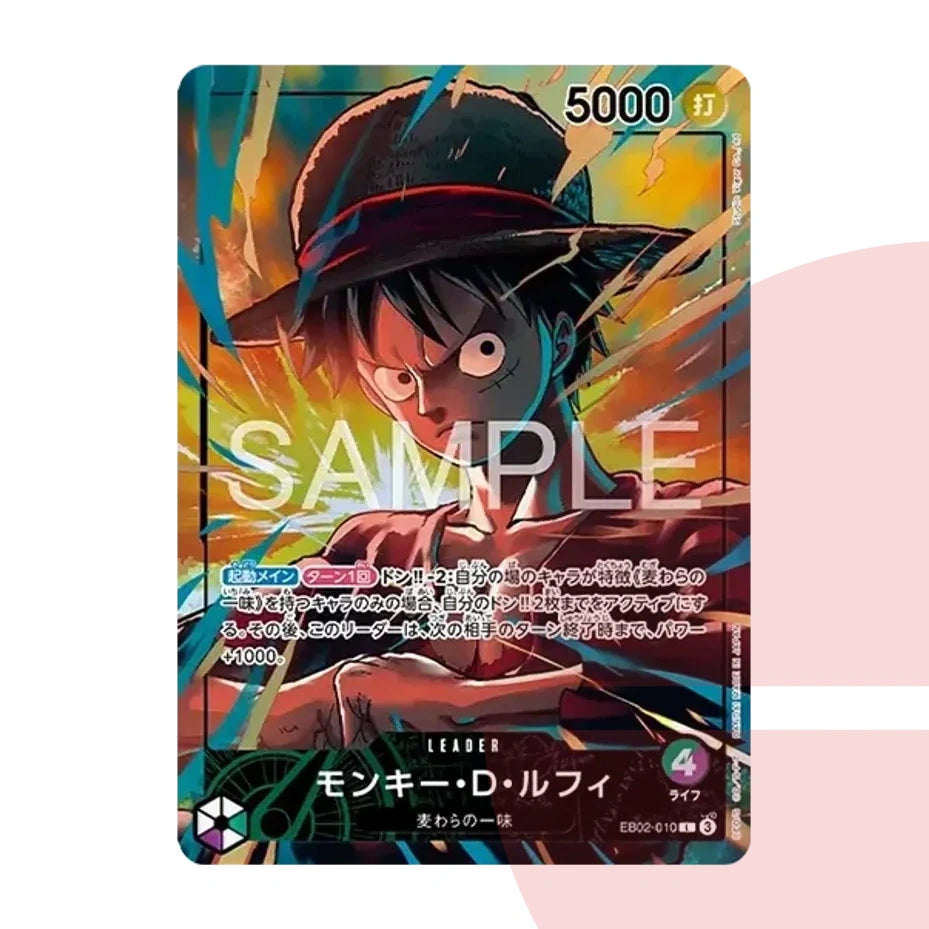 PSA 10 Monkey D. Luffy L EB02-010 JAP