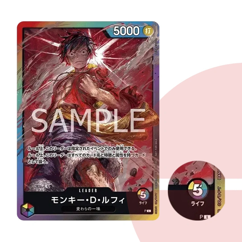 PSA 10 Monkey D. Luffy L :Participation Prize :Post-errata Life 5 P JAP