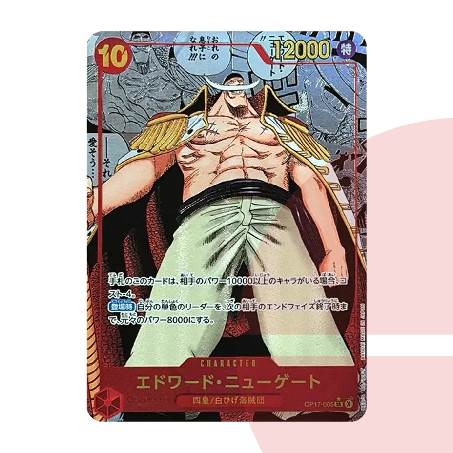 PSA 10 Edward.Newgate SR-SP (Manga Alt Art) OP17-005 JAP