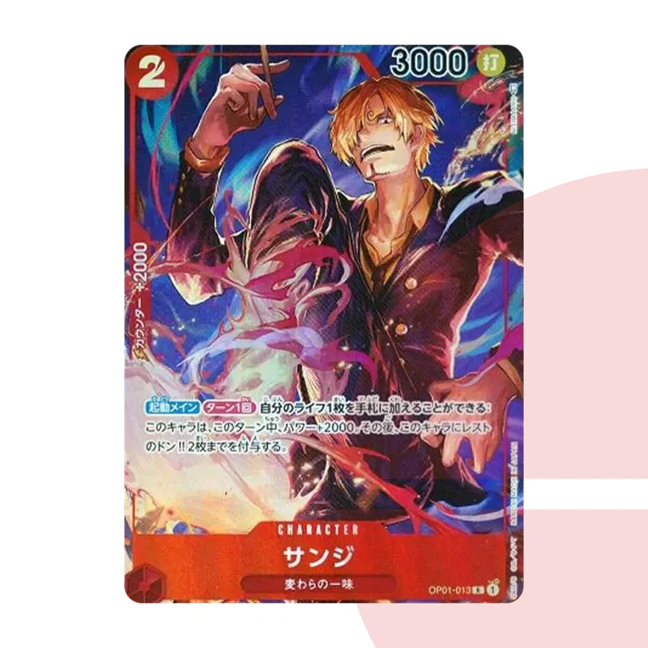 PSA 10 Sanji R-P OP01-013 JAP