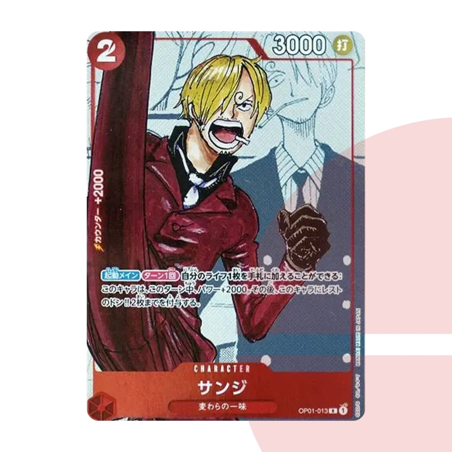PSA 10 Sanji R-P OP01-013 JAP