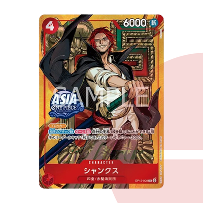 OP12-008 Shanks One Piece Card Sunohara JAP